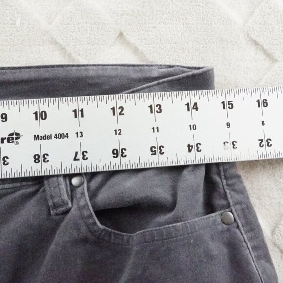 Eileen Fisher velour Straight Leg Pants Womens Petite Small Gray - Picture 5 of 10